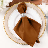Cinnamon Brown Cloth Dinner Napkins