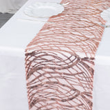 Create an Enchanting Atmosphere with the Blush Wave Embroidered Sequins Table Runner