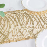 Champagne Sequin Table Runner