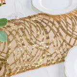 Gold Sequin Table Runner